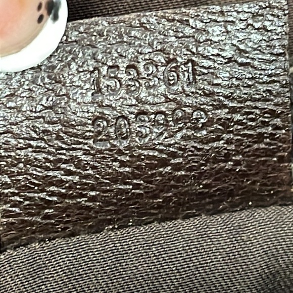 Gucci Monogram GG Small Charmy Tote Bag Brown Bolt Hardware Accent Luxury - Picture 15 of 17